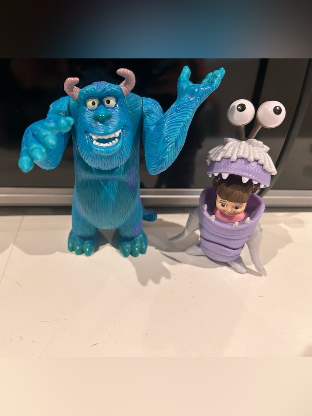 Monsters Inc Sully and Boo figures